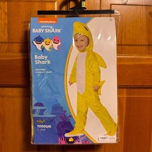 Toddler 3T - 4T Baby Shark Halloween Costume Pinkfong Nickelodeon Children’s EUC